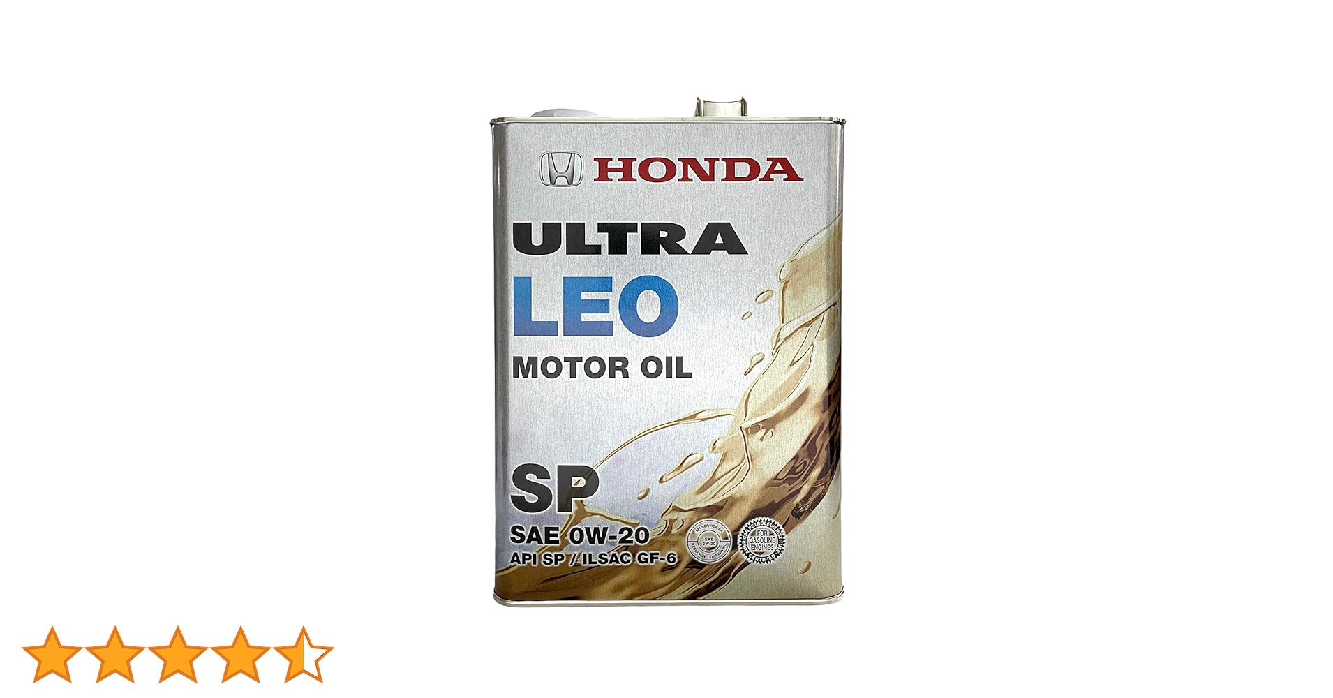 Amazon | Honda(ホンダ) エンジンオイル ウルトラ LEO SP 0W20 4L